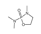 N,N,3-trimethyl-2-oxo-1,3,2λ5-oxazaphospholidin-2-amine结构式