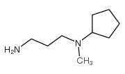 N*1*-环戊基-N*1*-甲基-1,3-丙二胺结构式