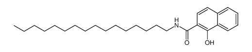 N-hexadecyl-1-hydroxynaphthalene-2-carboxamide Structure