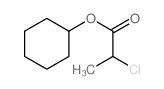 cyclohexyl 2-chloropropanoate结构式