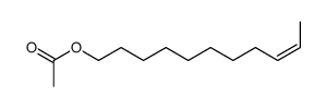 Acetic acid (Z)-9-undecenyl ester结构式