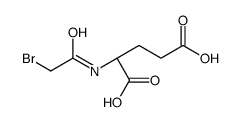 (2S)-2-[(2-bromoacetyl)amino]pentanedioic acid结构式