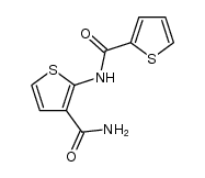 2-(thiophene-2-carbonylamino)-thiophene-3-carboxylic acid amide结构式