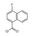 1-NAPHTHALENECARBONYL CHLORIDE,4-FLUORO- Structure