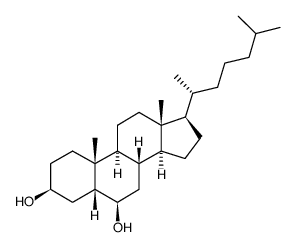 5-BETA-CHOLESTAN-3-BETA, 6-BETA-DIOL Structure