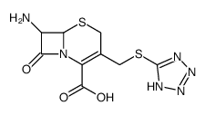 (6R-trans)-7-AMino-8-oxo-3-[(1H-tetrazol-5-ylthio)Methyl]-5-thia-1-azabicyclo[4.2.0]oct-2-ene-2-carboxylic Acid Structure