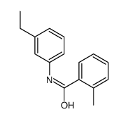 N-(3-ethylphenyl)-2-methylbenzamide结构式