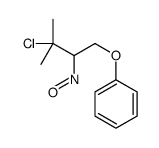 (3-chloro-3-methyl-2-nitrosobutoxy)benzene结构式