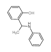 2-(1-anilinoethyl)phenol结构式