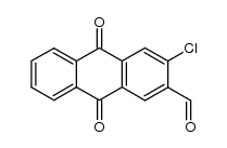 2-Chlor-3-formyl-anthrachinon Structure