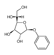 .beta.-D-Glucofuranoside, phenyl结构式