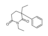 1,3-diethyl-3-phenylpiperidine-2,6-dione结构式