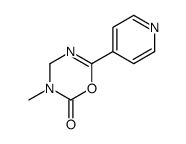 3-methyl-6-pyridin-4-yl-4H-1,3,5-oxadiazin-2-one Structure