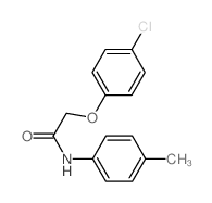 Acetamide, 2-(4-chlorophenoxy)-N-(4-methylphenyl)- picture