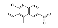 2-chloro-3-ethenyl-4-methyl-6-nitroquinoline Structure