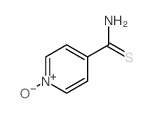 4-Pyridinecarbothioamide,1-oxide结构式