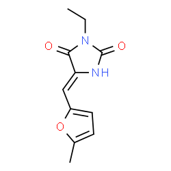 2,4-Imidazolidinedione,3-ethyl-5-[(5-methyl-2-furanyl)methylene]-(9CI) picture