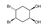 trans-4,5-dibromocyclohexane-cis-1,2-diol Structure