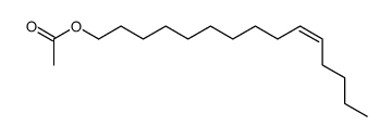 Z-10-pentadecenyl acetate structure