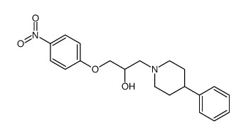 1-(4-nitrophenoxy)-3-(4-phenylpiperidin-1-yl)propan-2-ol Structure