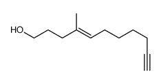 4-methylundec-4-en-10-yn-1-ol结构式