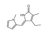 4-ethyl-3-methyl-5-(1-methyl-pyrrol-2-ylmethylene)-1,5-dihydro-pyrrol-2-one Structure