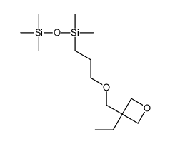 3-[(3-ethyloxetan-3-yl)methoxy]propyl-dimethyl-trimethylsilyloxysilane结构式