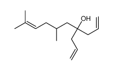 6,9-dimethyl-4-prop-2-enyldeca-1,8-dien-4-ol结构式