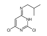 2,6-dichloro-N-isobutylpyrimidin-4-amine结构式