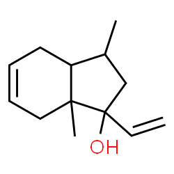 1-Indanol,3a,4,7,7a-tetrahydro-3,7a-dimethyl-1-vinyl-(5CI)结构式