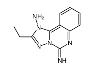 [1,2,4]Triazolo[1,5-c]quinazolin-1(5H)-amine,2-ethyl-5-imino-(9CI) structure