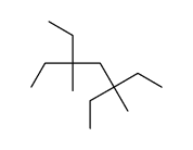 3,5-diethyl-3,5-dimethylheptane结构式