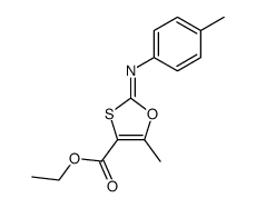 ethyl 5-methyl-2-p-tolylimino-1,3-oxathiole-4-carboxylate Structure