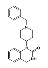 1-benzyl-4-(1,2,3,4-tetrahydro-2-oxo-1-quinazolinyl)piperidine结构式