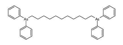 11-diphenylarsanylundecyl(diphenyl)arsane结构式