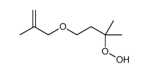 3-hydroperoxy-3-methyl-1-(2-methylprop-2-enoxy)butane结构式