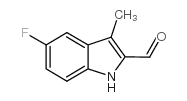 5-fluoro-3-methyl-1h-indole-2-carbaldehyde Structure