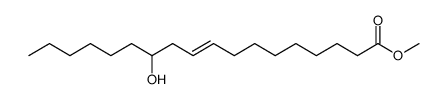 [S,Z,(-)]-12-Hydroxy-9-octadecenoic acid methyl ester structure