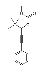 (4,4-dimethyl-1-phenylpent-1-yn-3-yl) methyl carbonate Structure