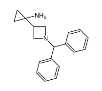 1-(1-benzhydrylazetidin-3-yl)cyclopropan-1-amine Structure