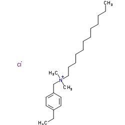 C12-C14-Alkyl(ethylbenzyl)dimethylammonium chloride Structure