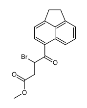 4-acenaphthen-5-yl-3-bromo-4-oxo-butyric acid methyl ester Structure