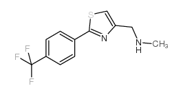 N-METHYL-N-([2-[4-(TRIFLUOROMETHYL)PHENYL]-1,3-THIAZOL-4-YL]METHYL)AMINE picture