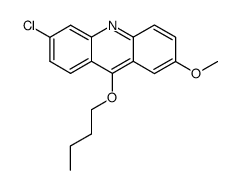 9-butoxy-6-chloro-2-methoxy-acridine结构式