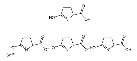 tetrakis(5-oxo-L-prolinato-N1,O2)tin结构式