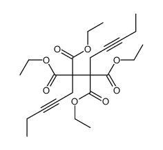 tetraethyl dodeca-3,9-diyne-5,5,6,6-tetracarboxylate Structure