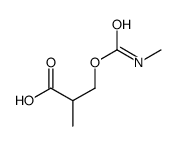 2-methyl-3-(methylcarbamoyloxy)propanoic acid Structure