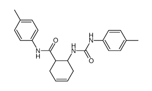 N-(p-tolyl)-6-(3-(p-tolyl)ureido)cyclohex-3-ene-1-carboxamide Structure