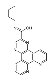 N-butylpyrazino[2,3-f][1,10]phenanthroline-3-carboxamide Structure