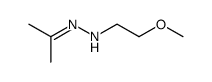 1-methoxy-2-<(1-methylethylidene)hydrazino>ethane Structure